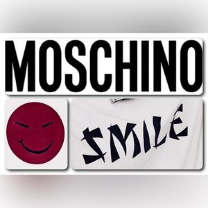 Vintage 90s MOSCHINO Jeans 3/4 Sleeve Chinese Takeout Fortune Cookie 🥠 😍 T-shirt